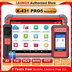 Launch X431 PRO5 SmartLink Car Diagnostic Tools J2534 Programming Auto OBD2 Scanner Diagnosis Automotive Tool pk X-431 V+ PRO3